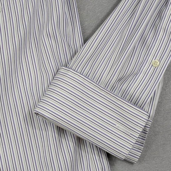 2 Jos A Bank Dress Shirts Mens 16-34 Travelers Collection Tailored Fit Classic - Picture 9 of 16